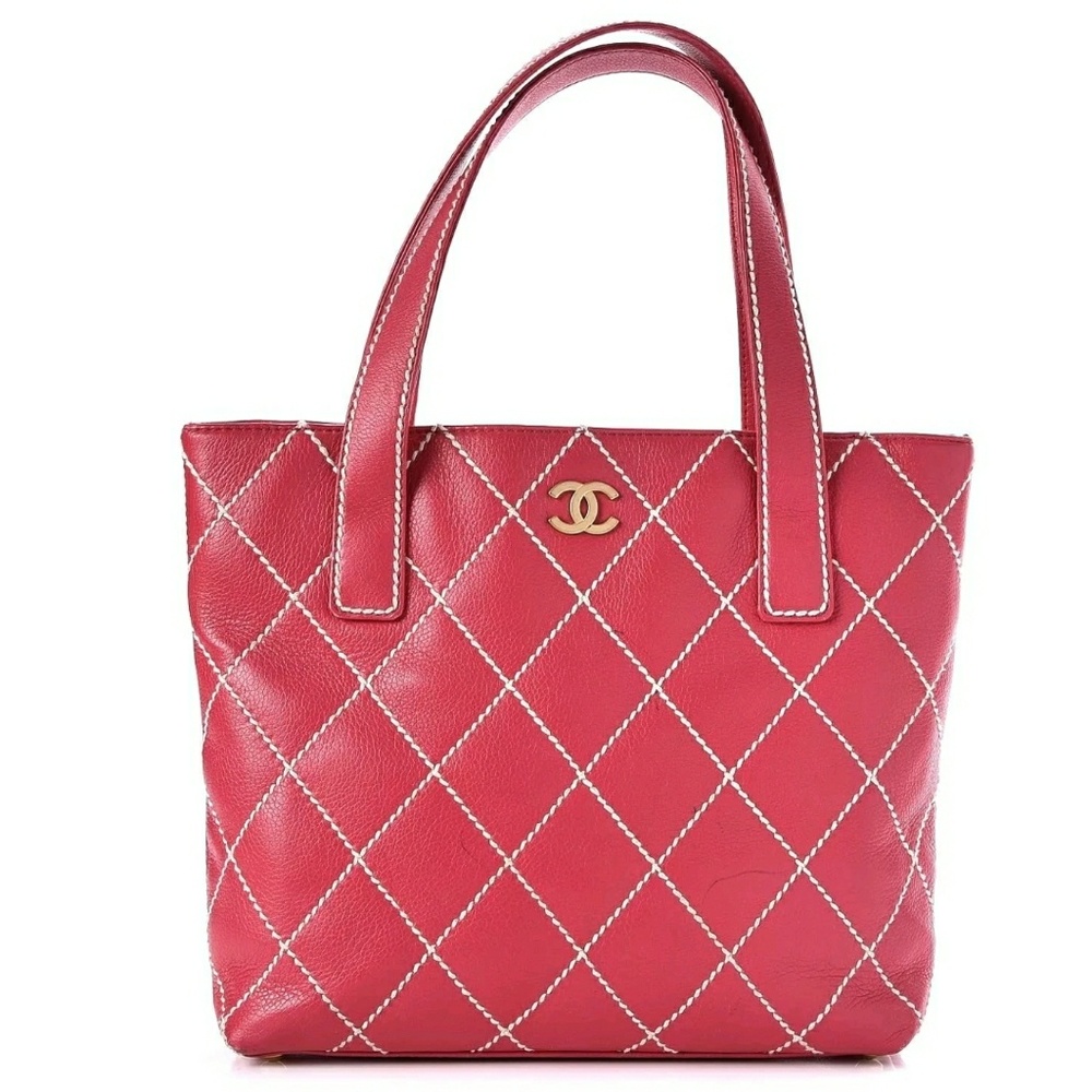 CHANEL  Calfskin Stitch Small Tote bag